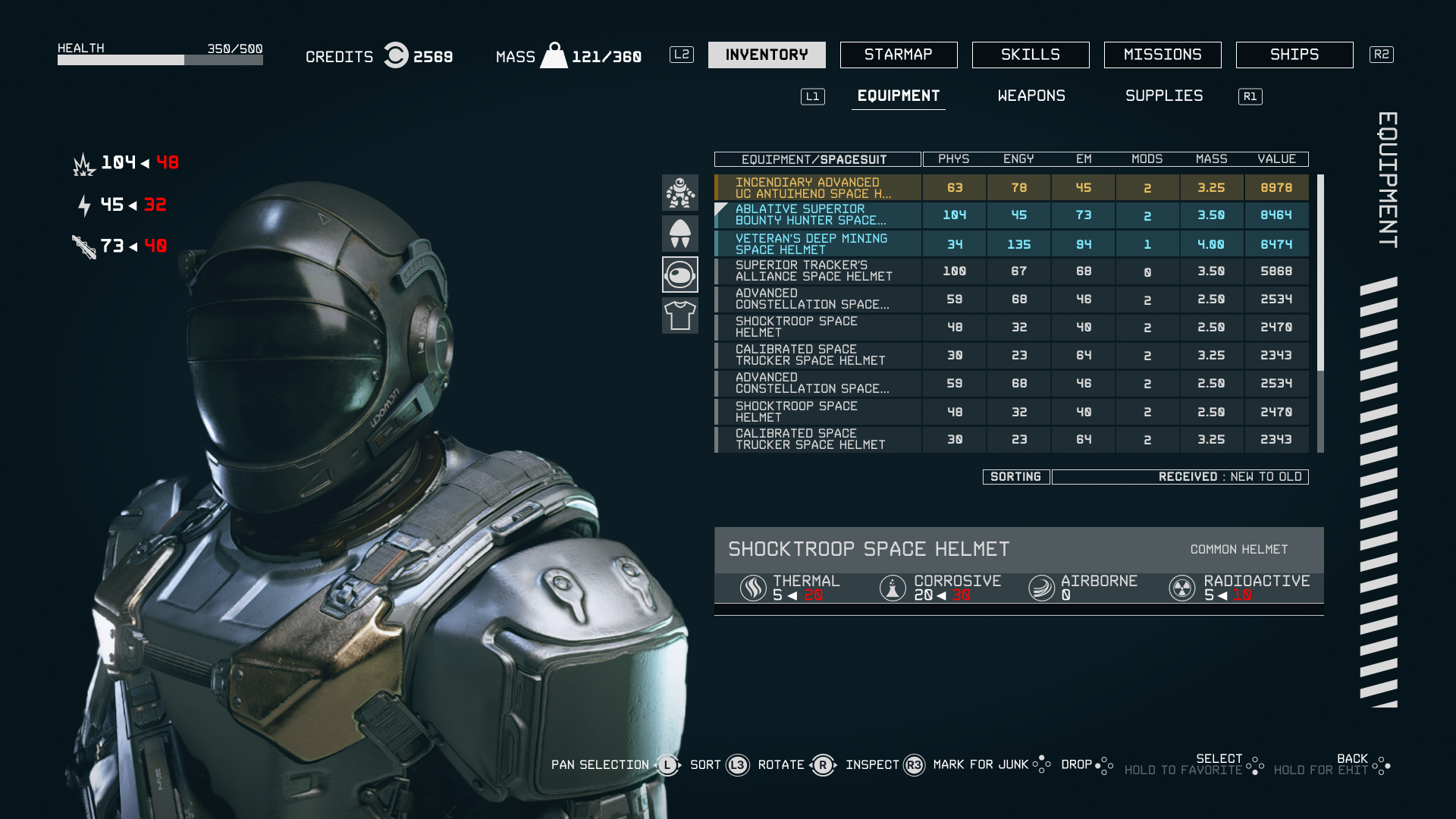 Equipment — Helmet